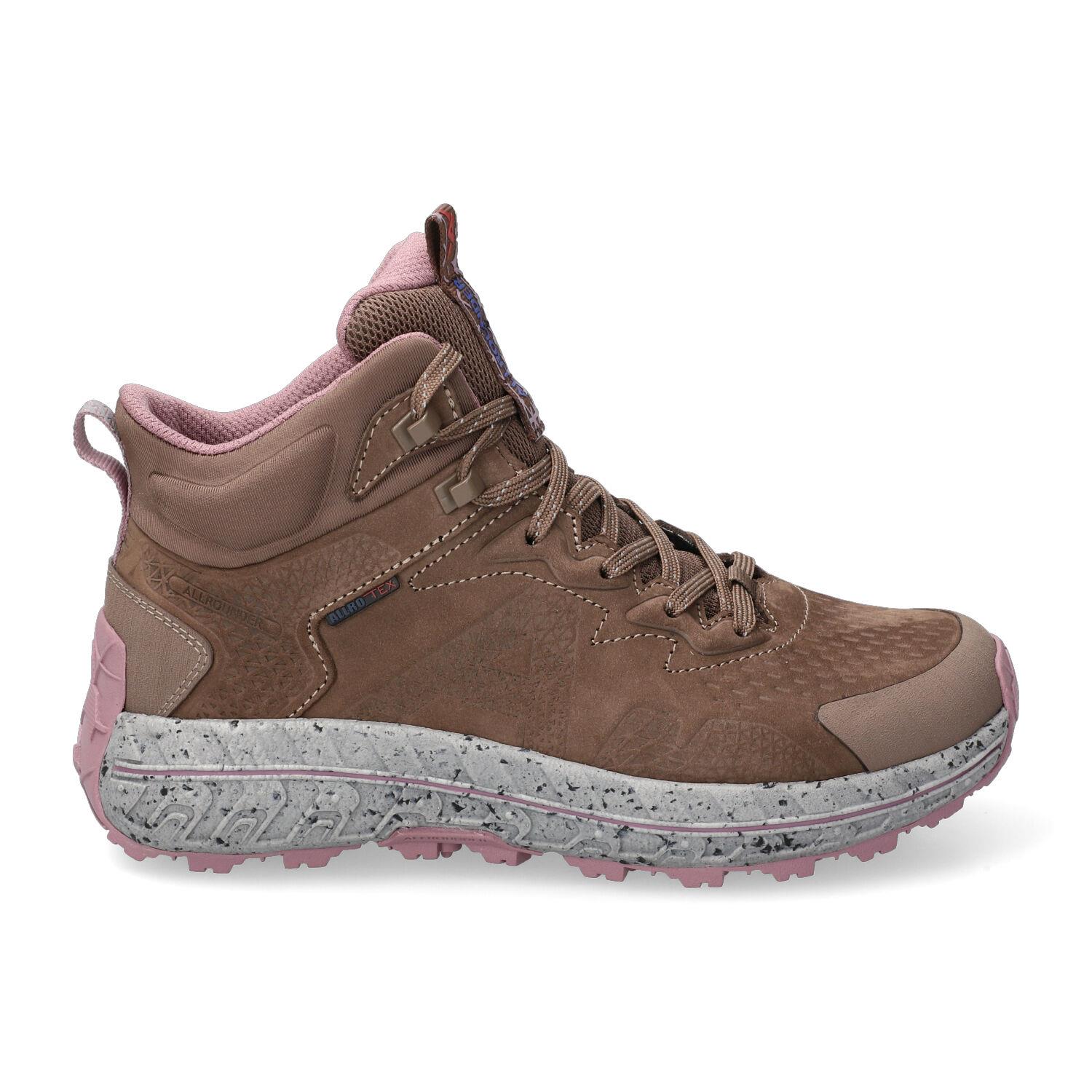 lacets femme modèle X-gravel-tex brun moyen - Mephisto